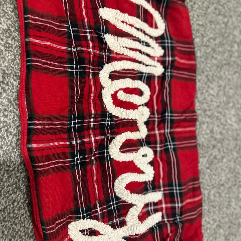 Pillow Cover - Red and Black
